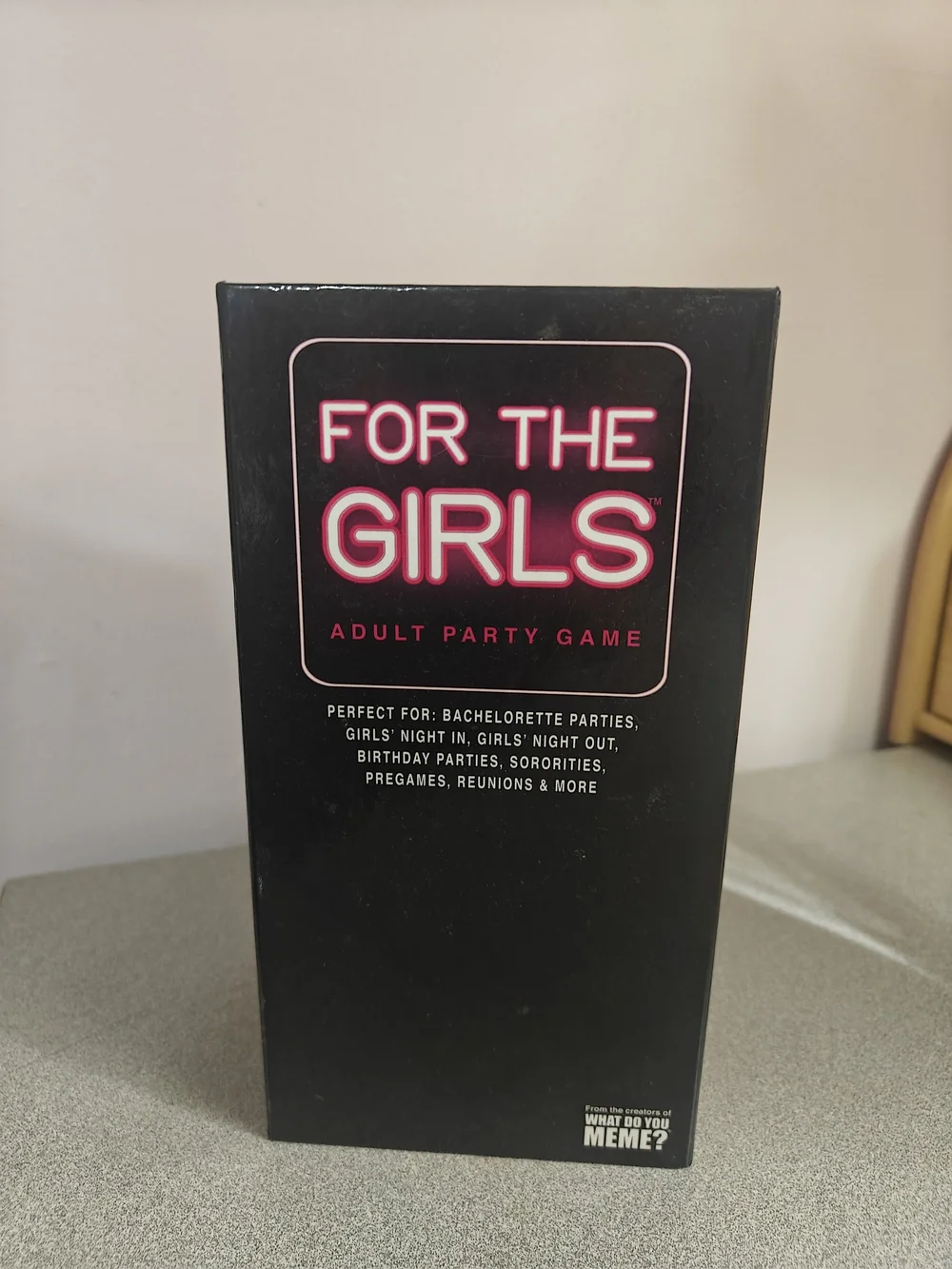 The Girls Adult Party Game - Black with Pink Accents